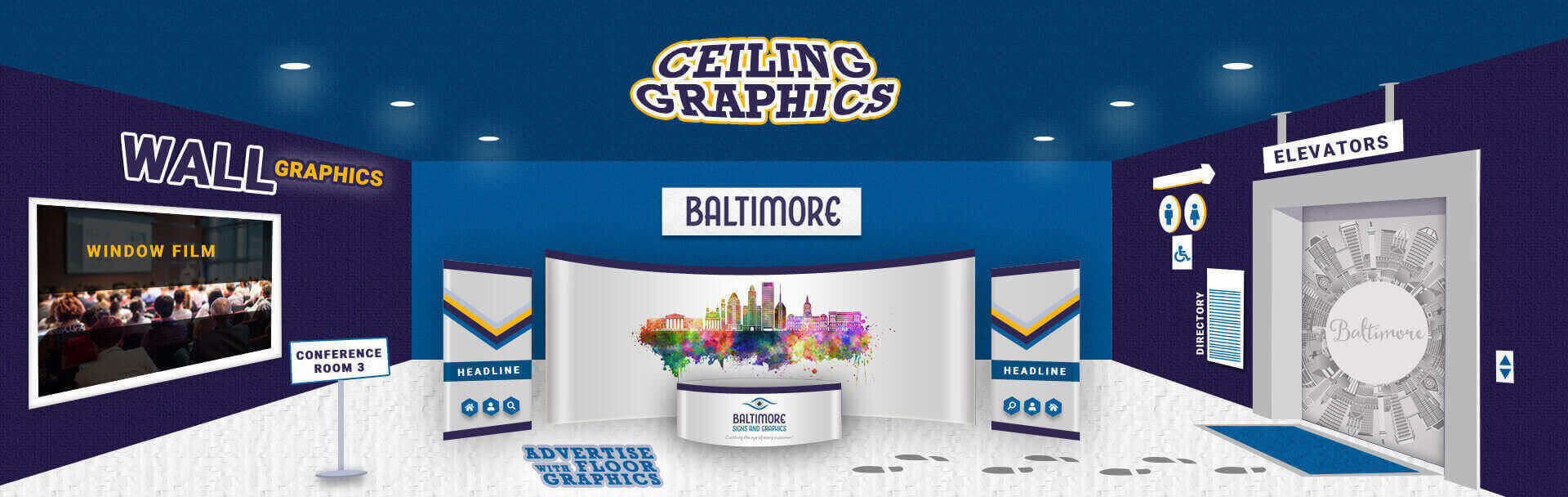 Baltimore Signs and Graphics Indoor Banner