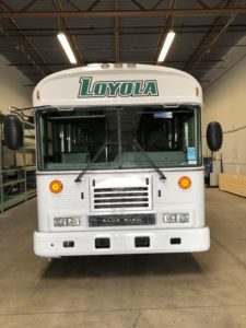 Bus Wraps & Graphics | Loyola College | Vehicle Wraps 
