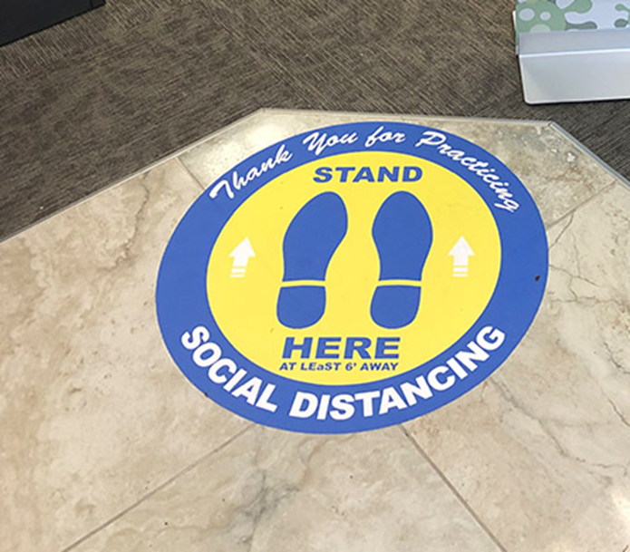 Order Floor Graphics: Put ‘Space-Saving’ Signs to Work in Baltimore, MD